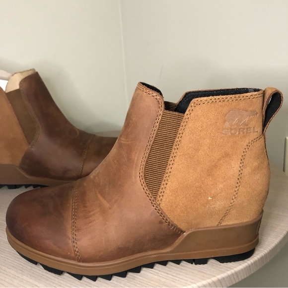 SOREL Evie Pull-On Wedge Booties - Picture 9 of 9